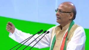 Abhishek Singhvi, naxal violence