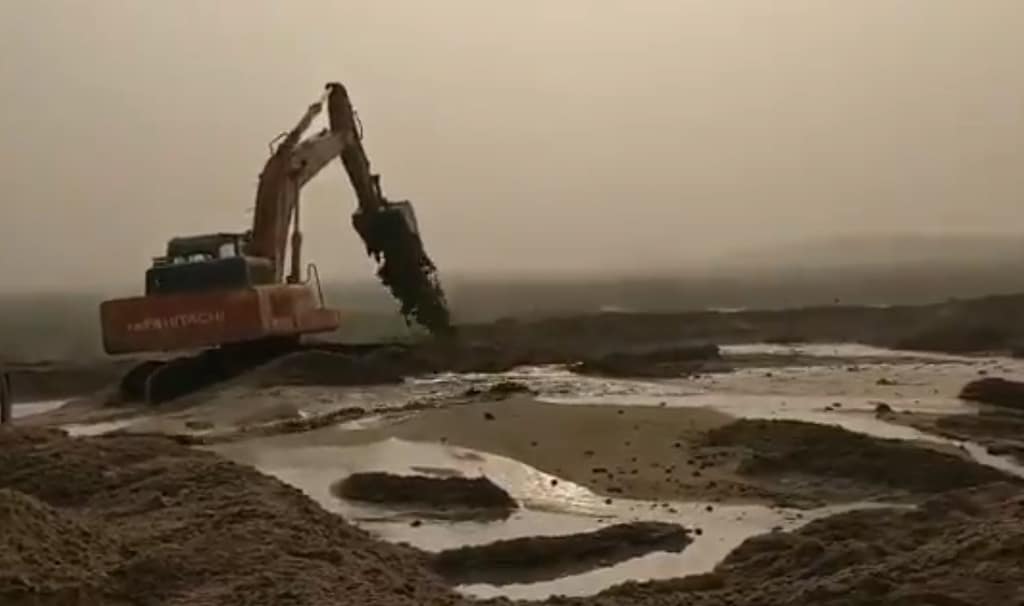 Madhya Pradesh, protests, sand dumpers, bjp leaders arrested