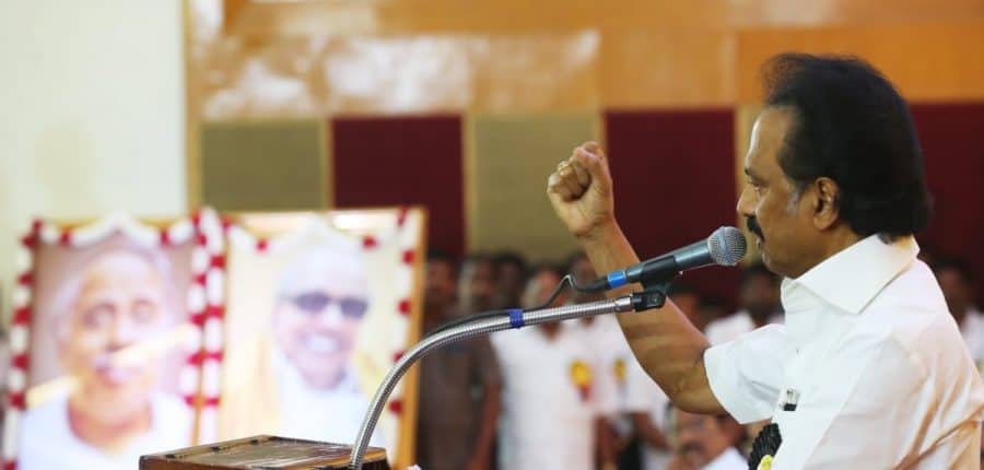 M K Stalin