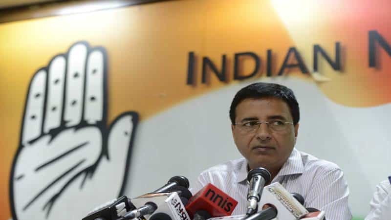 Congress spokesperson Randeep Surjewala