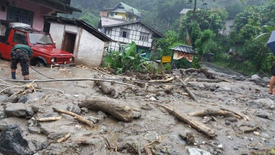 sikkim landslides