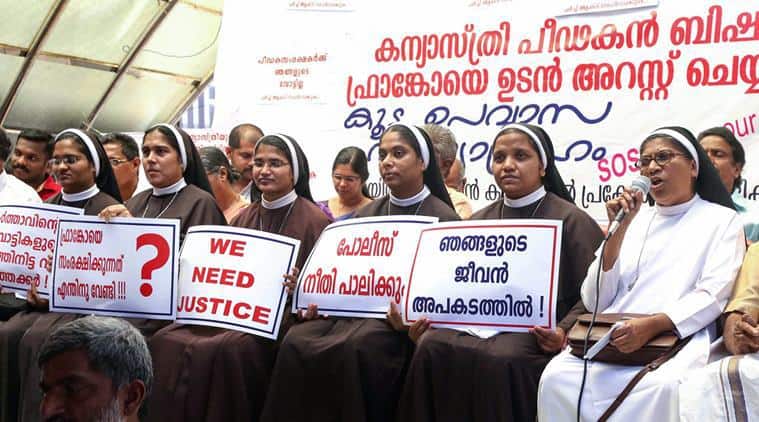 Nuns protest KERALA