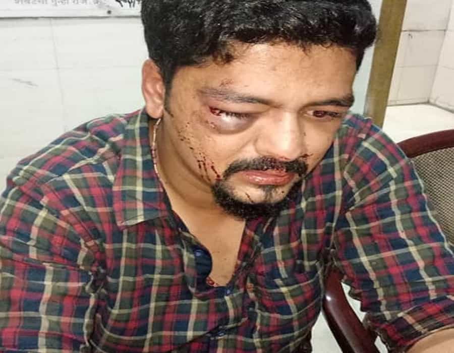 Herman A Gomes, Journalist assaulted