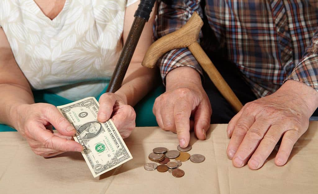 More elderly people may soon be pinching pennies. docent/Shutterstock.com