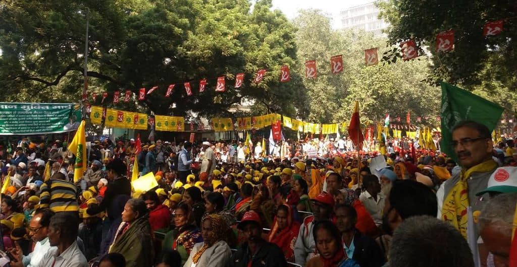 Farmers march