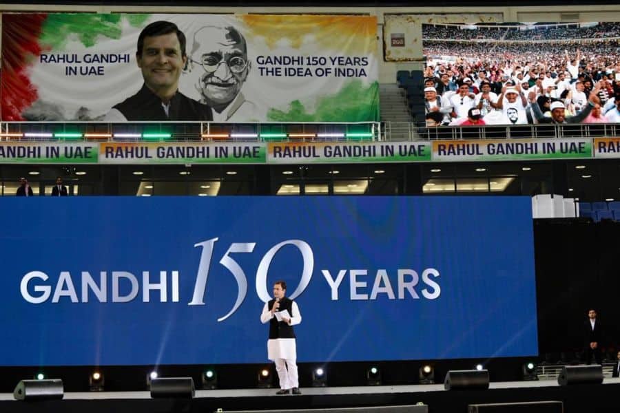 Rahul Gandhi in Dubai