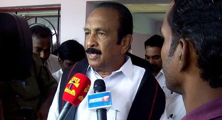 MDMK chief Vaiko