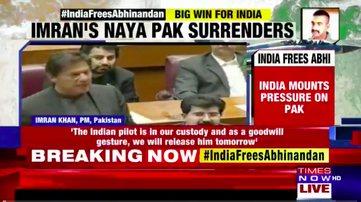 Media Channels Jeopardising Wing Comm Abhinandan's Safety