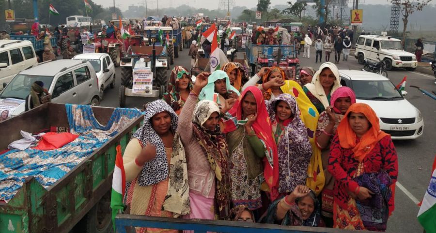 Farmers protest at DND flyway