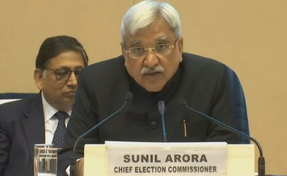 Election Commissioner Sunil Arora