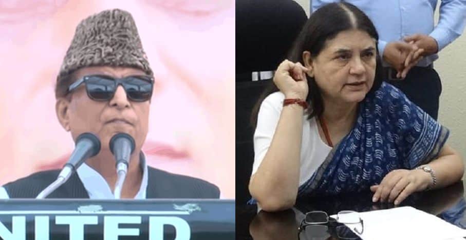Azam khan, Maneka gandhi