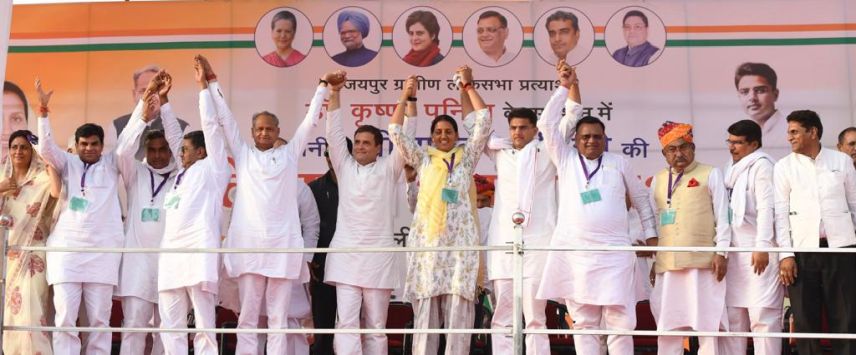 rahul gandhi rajasthan rally