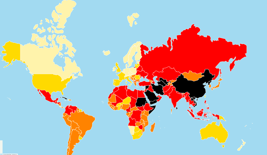 World Press Freedom Index 2019
