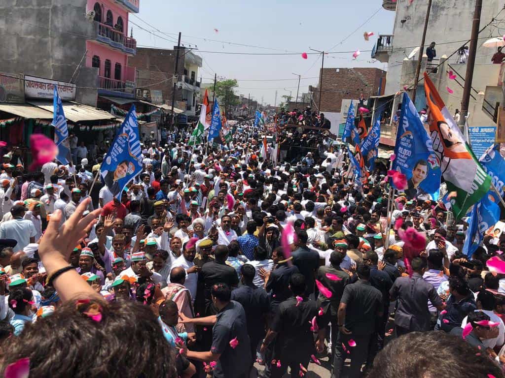 Rahul Gandhi's Amethi roadshow