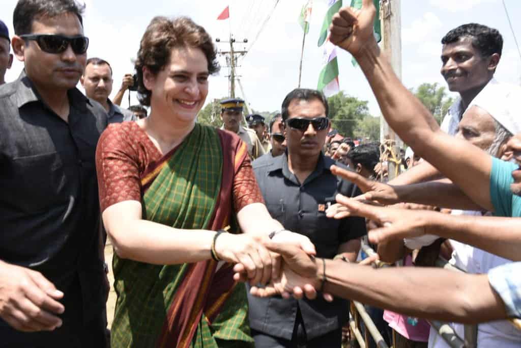 Priyanka Gandhi in Wayanad, Kerala