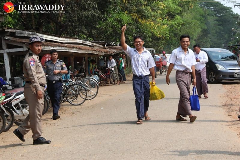 Reuters journalists Wa Lone and Kyaw Soe Oo