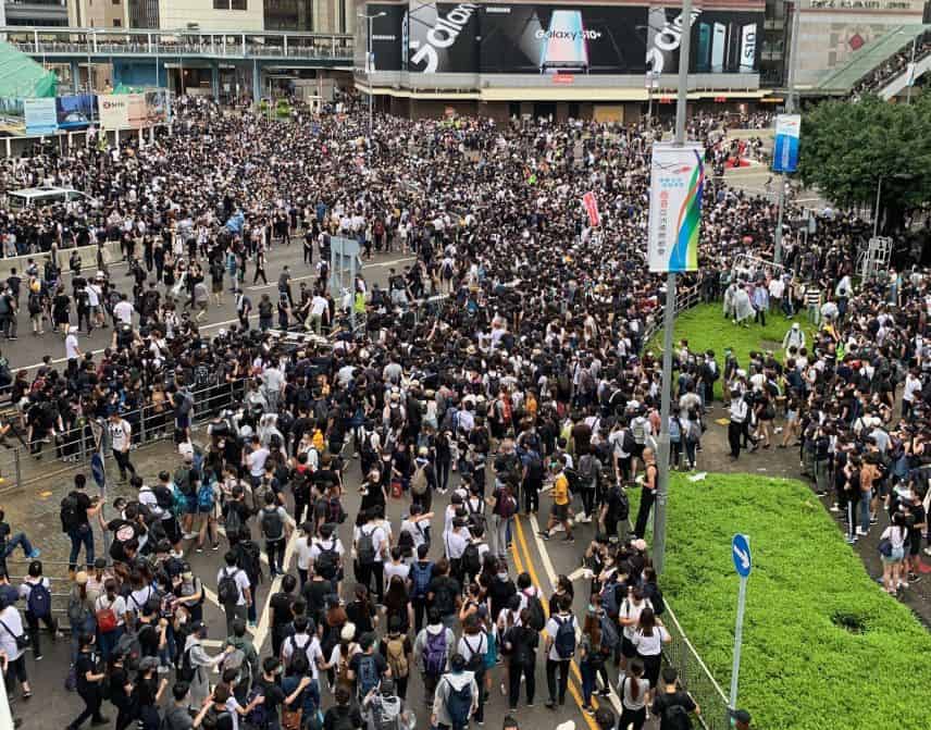 Hong Kong protesters