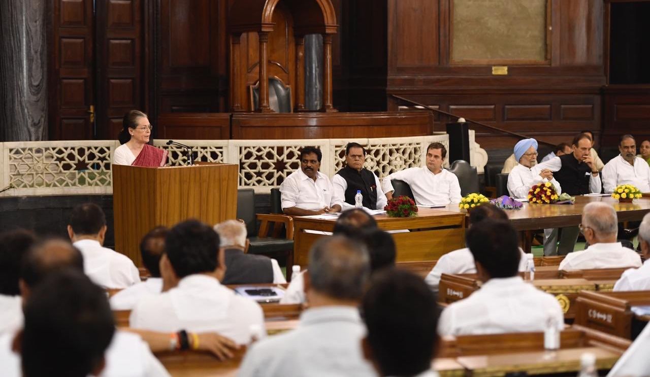 Sonia Gandhi Congress Parliamentary Party