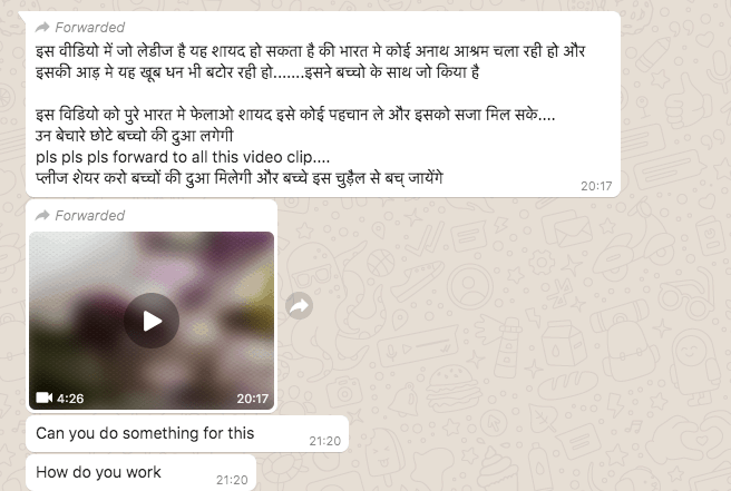 Child abuse viral video