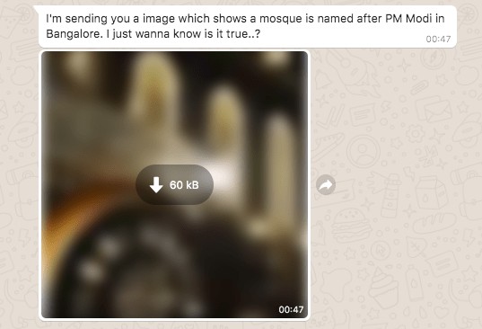Modi mosque