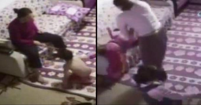 Child abuse viral video