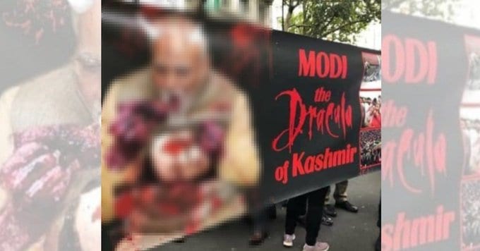 Modi the dracula in Kashmir